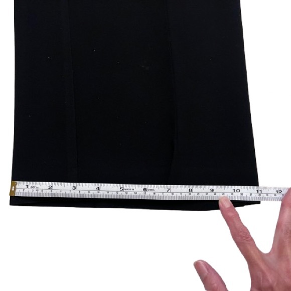 Elliott Lauren Black Cropped Wide Leg Pants Size 10 - Picture 5 of 11